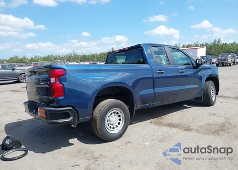2021 Chevrolet Silverado 1500 2Wd Double Cab Standard Bed Wt z USA, uszkodzony, nr VIN 1GCRWAEH2MZ206352